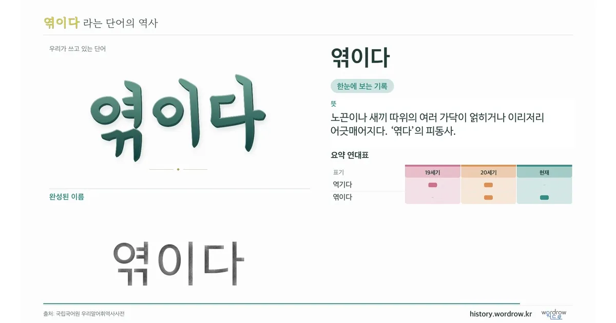 엮이다 대표 이미지