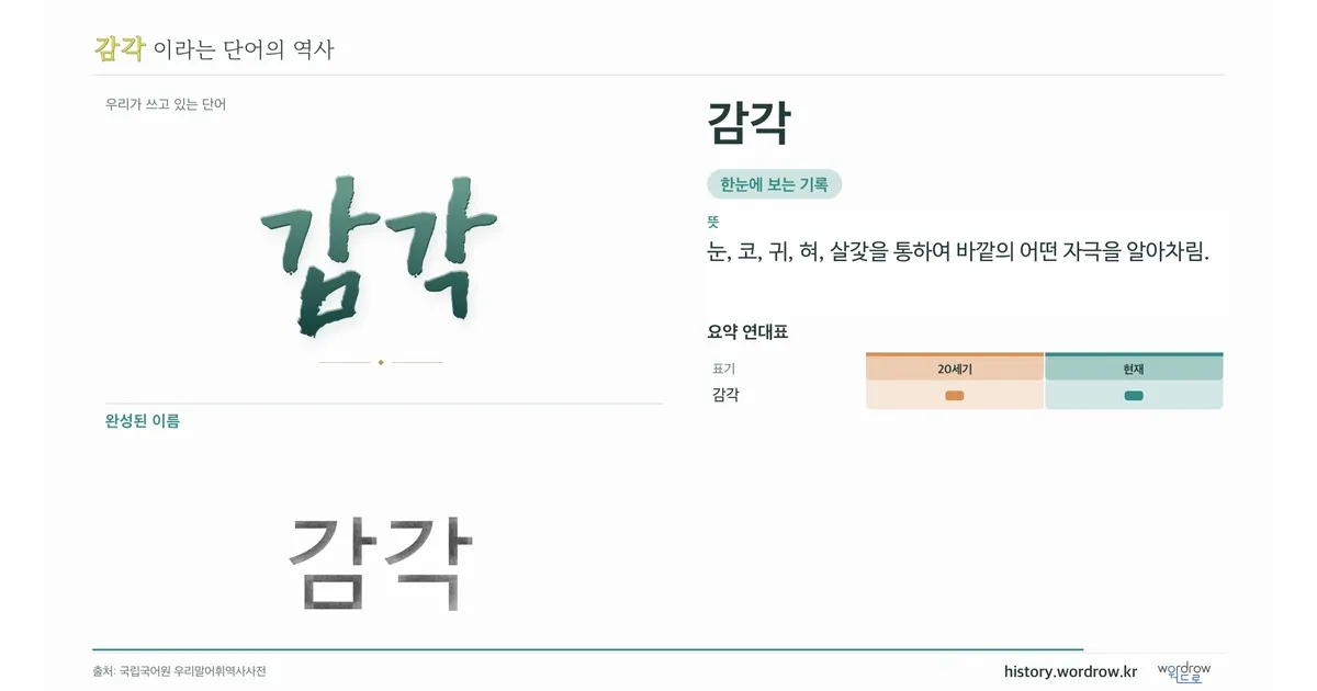 감각 대표 이미지