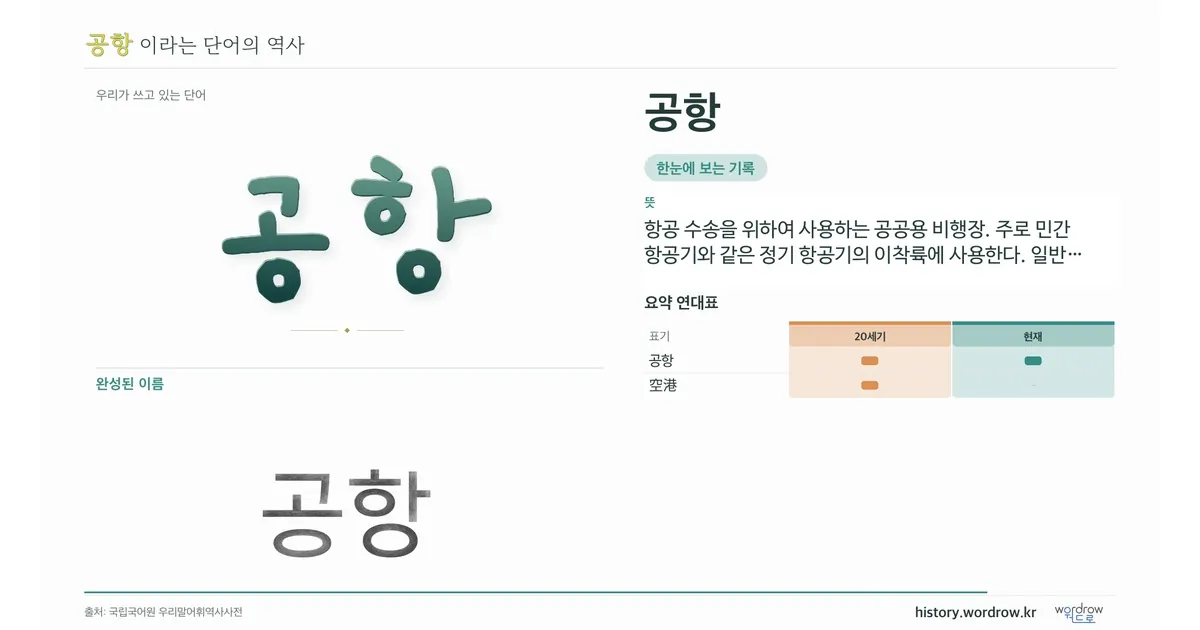 공항 대표 이미지