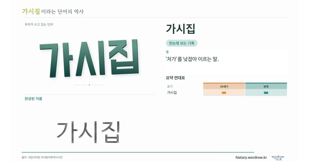 가시집 대표 이미지