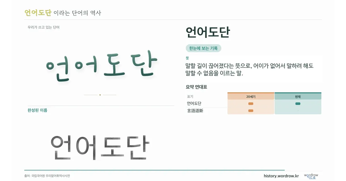 언어도단 대표 이미지