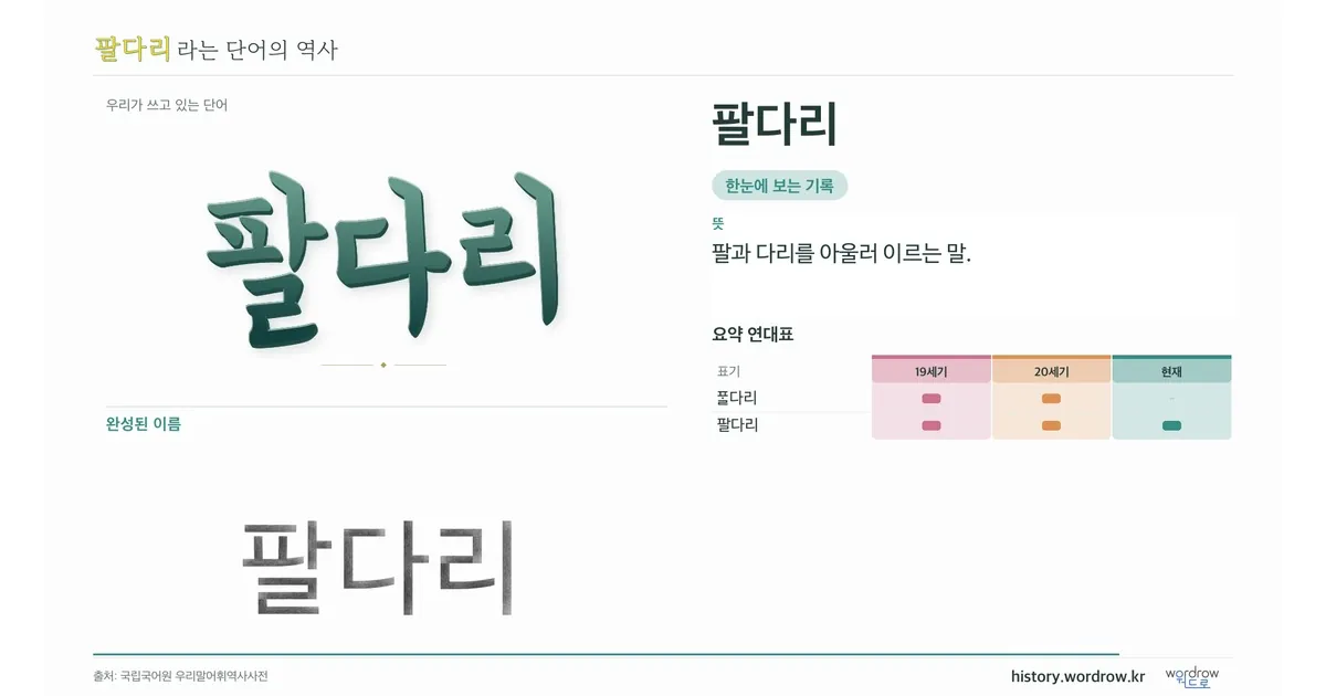 팔다리 대표 이미지