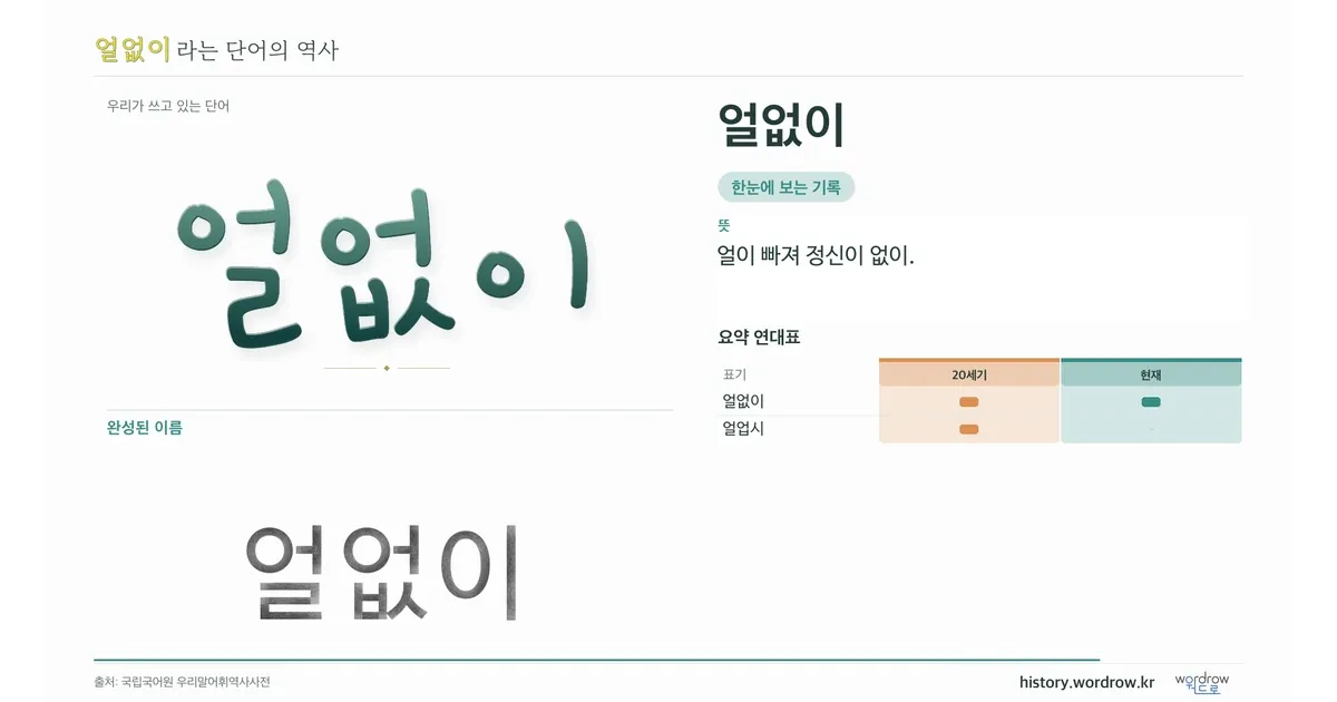 얼없이 대표 이미지