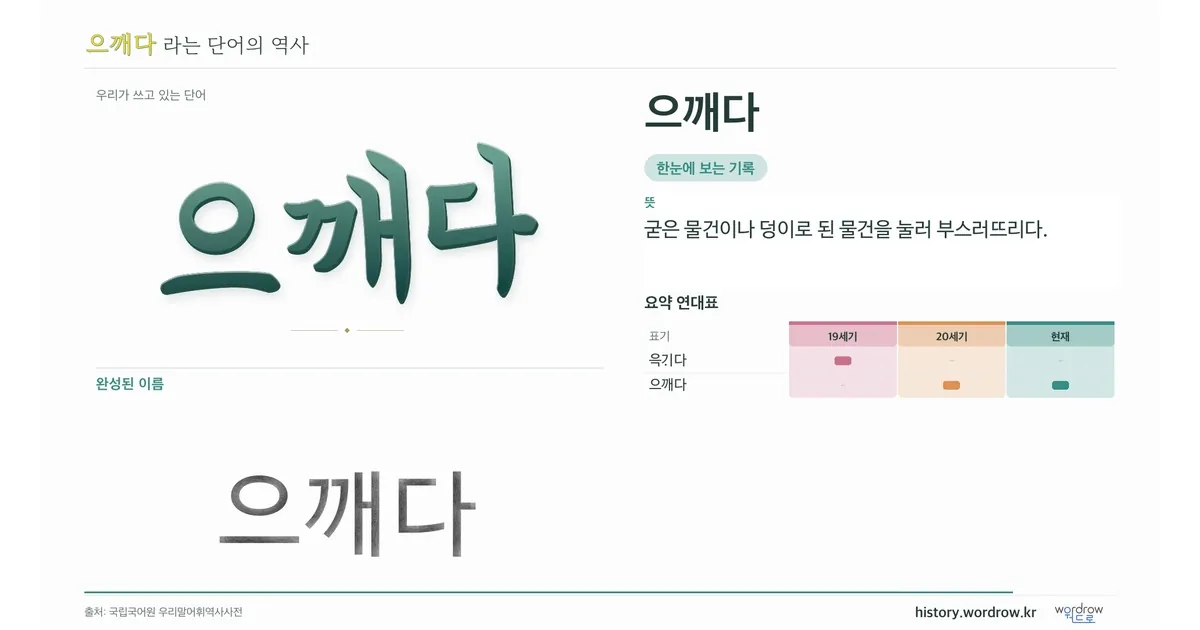 으깨다 대표 이미지