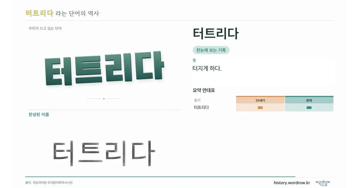 터트리다 대표 이미지