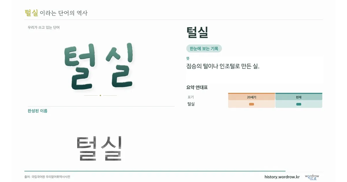 털실 대표 이미지