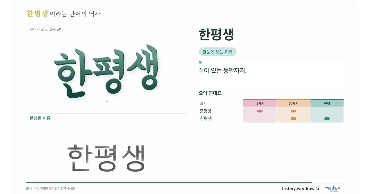 한평생 대표 이미지