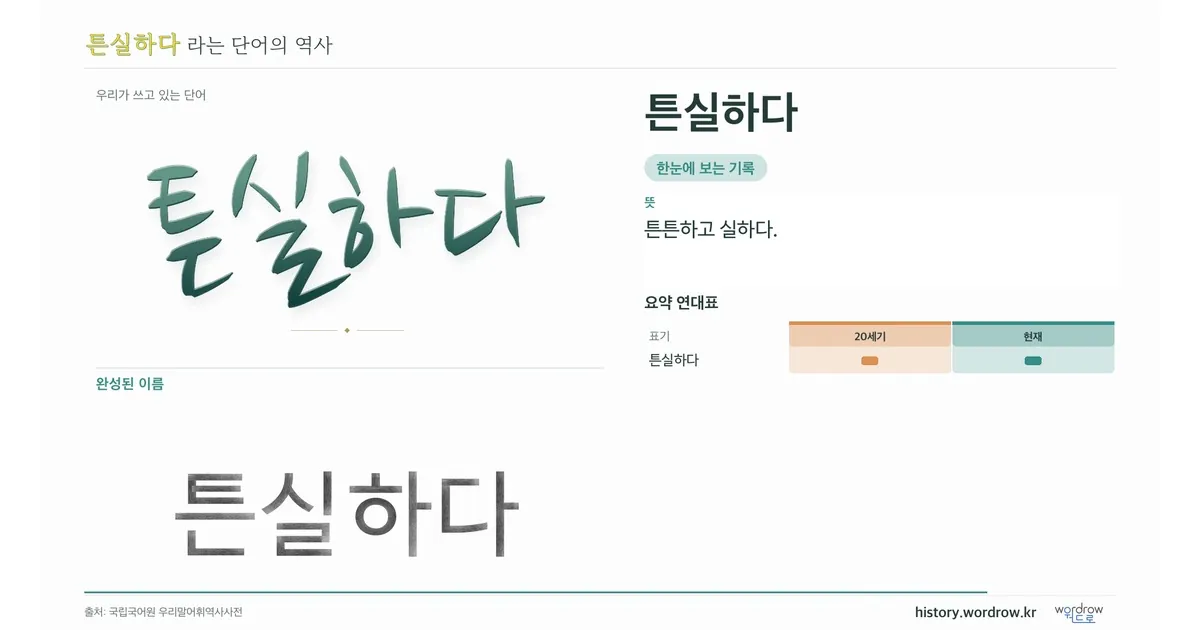 튼실하다 대표 이미지