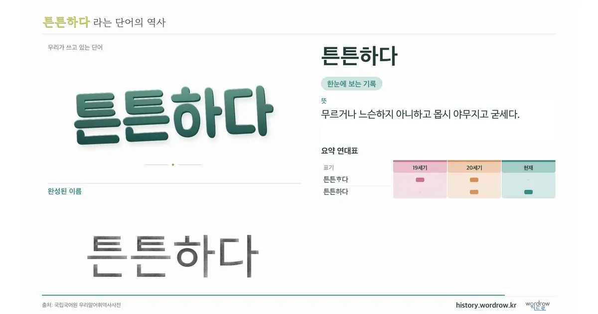 튼튼하다 대표 이미지