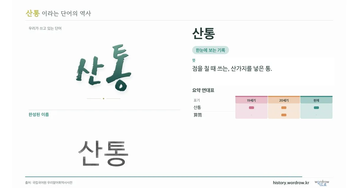 산통 대표 이미지