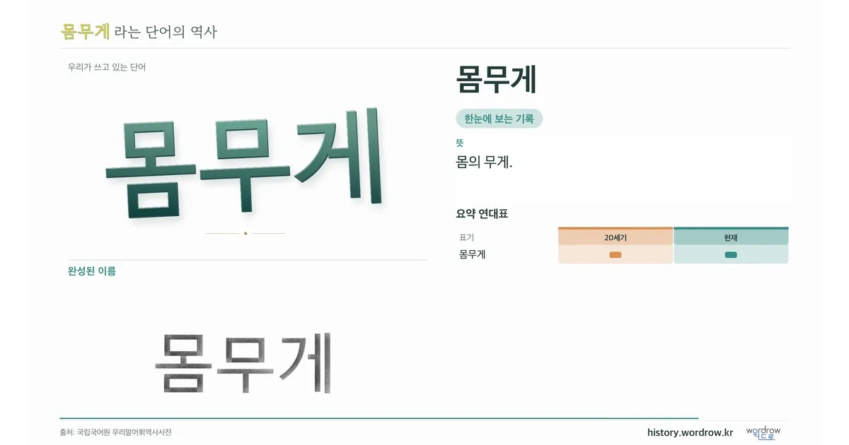 몸무게 대표 이미지