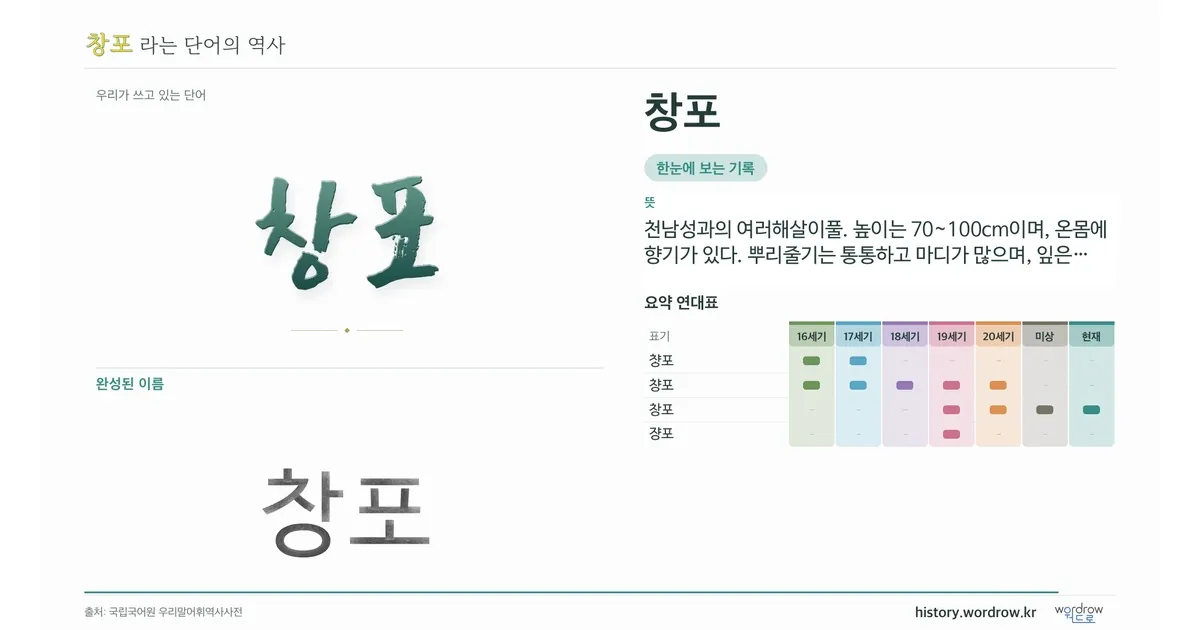 창포 대표 이미지