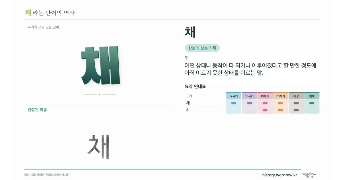 채 대표 이미지