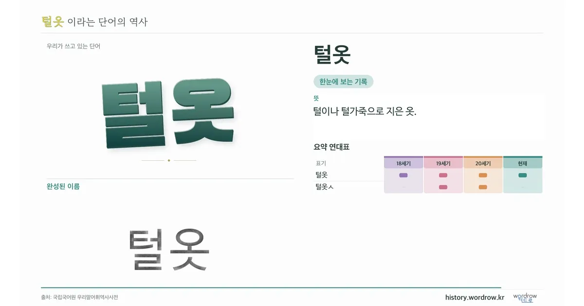 털옷 대표 이미지