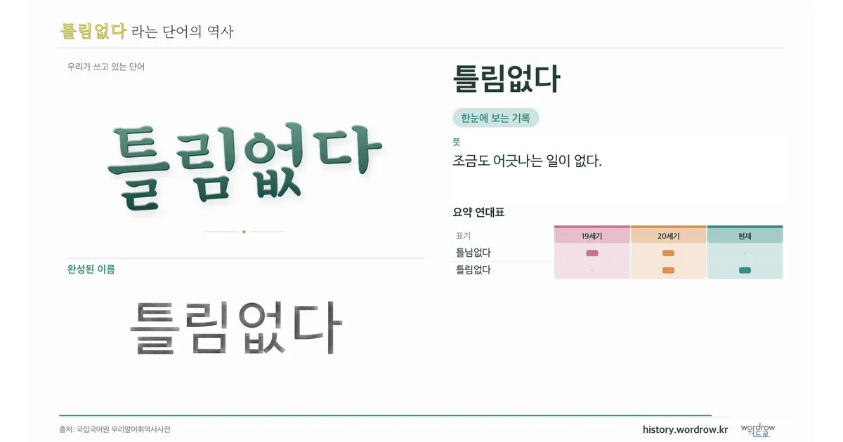 틀림없다 대표 이미지