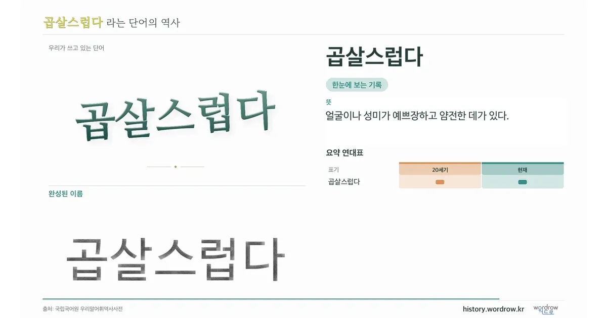 곱살스럽다 대표 이미지