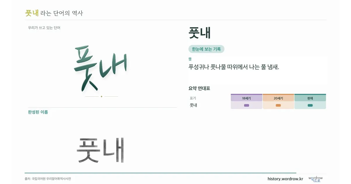 풋내 대표 이미지