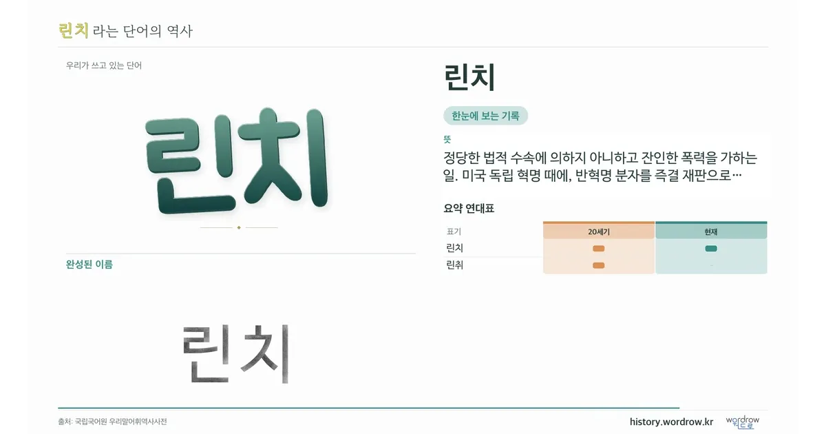 린치 대표 이미지