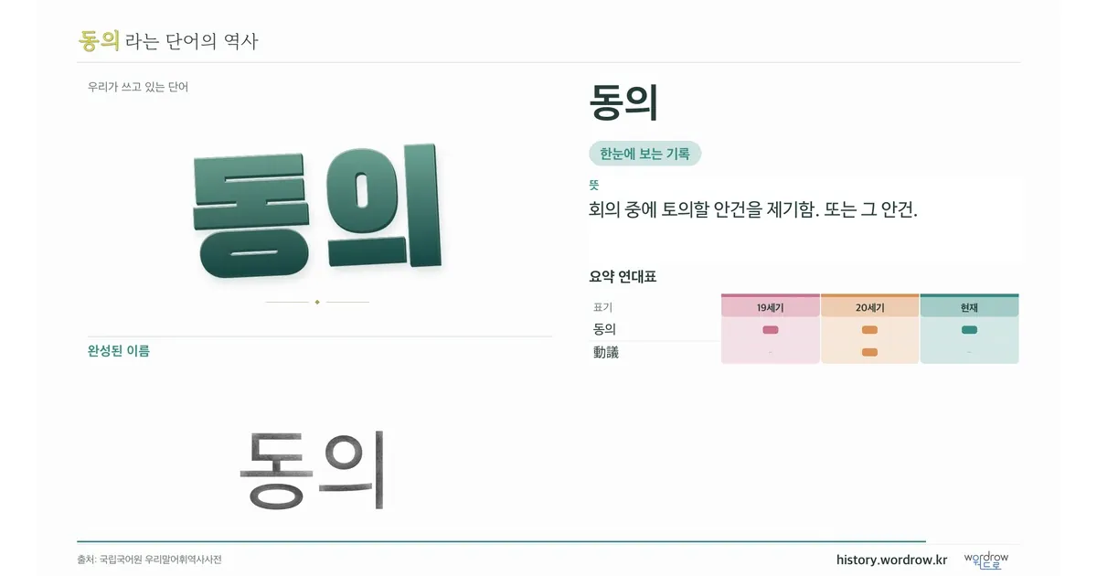 동의 대표 이미지