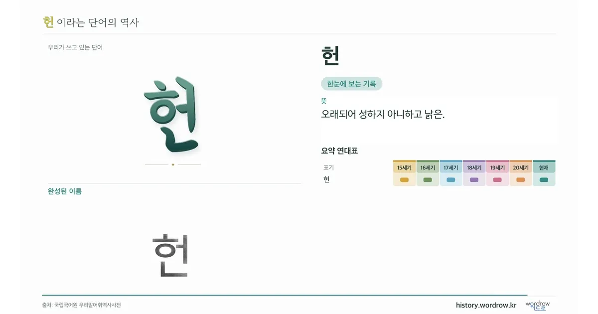 헌 대표 이미지