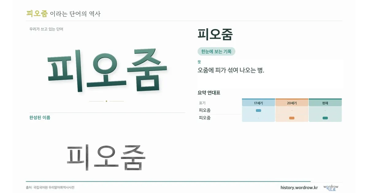 피오줌 대표 이미지