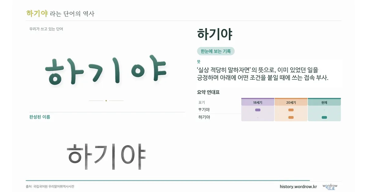 하기야 대표 이미지