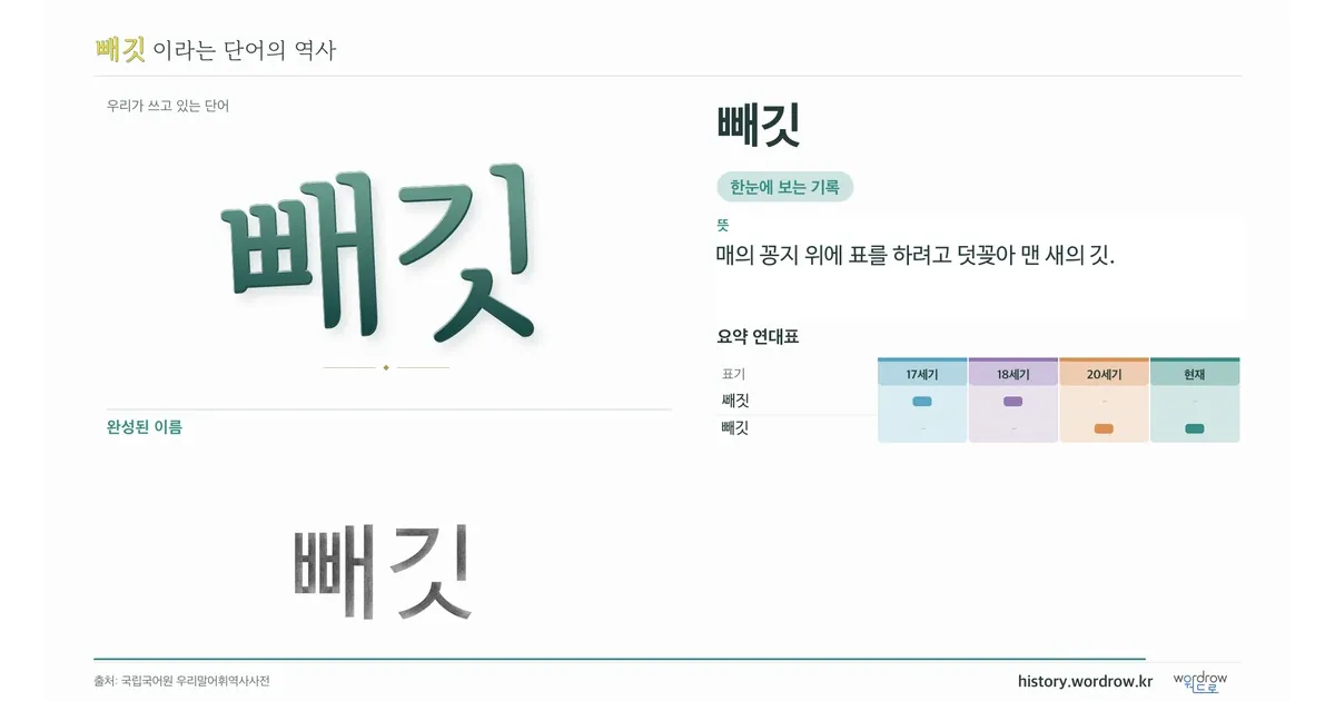 빼깃 대표 이미지