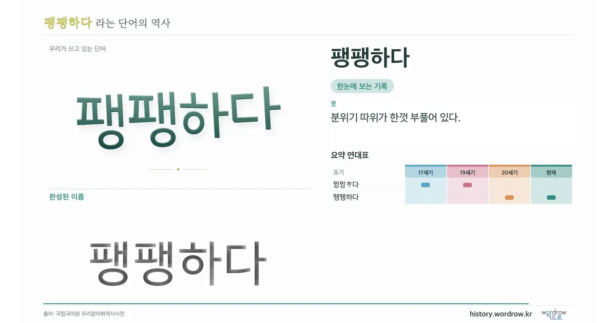 팽팽하다 대표 이미지