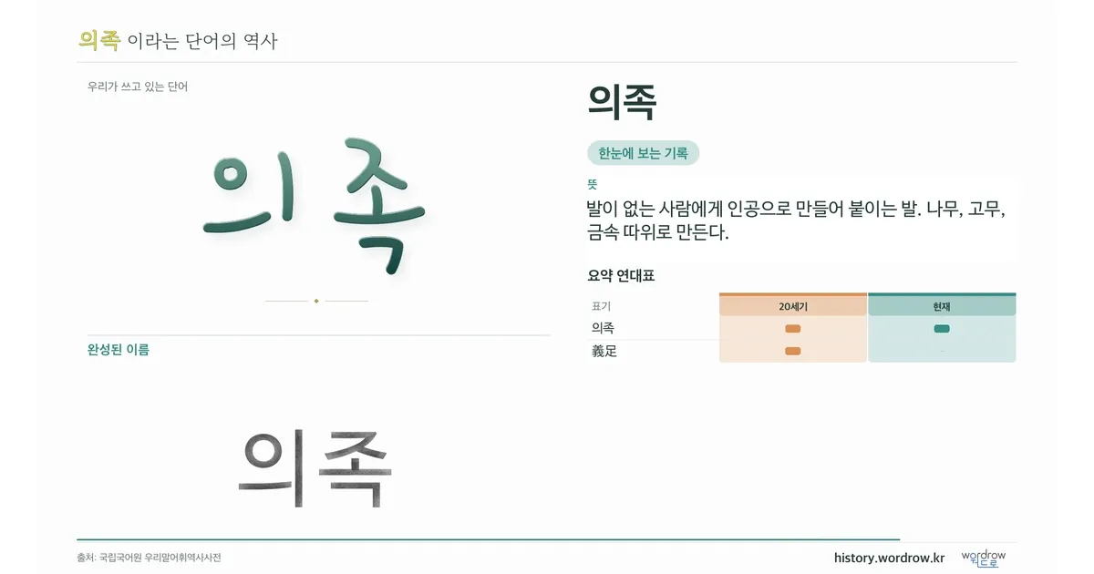 의족 대표 이미지