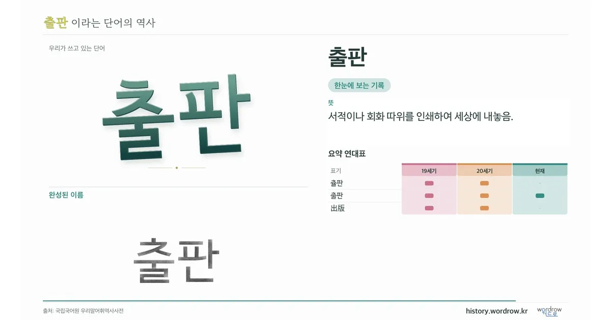 출판 대표 이미지
