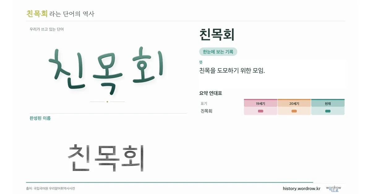 친목회 대표 이미지