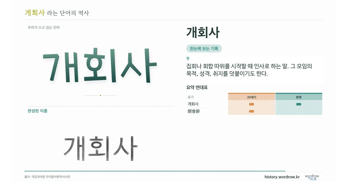 개회사 대표 이미지