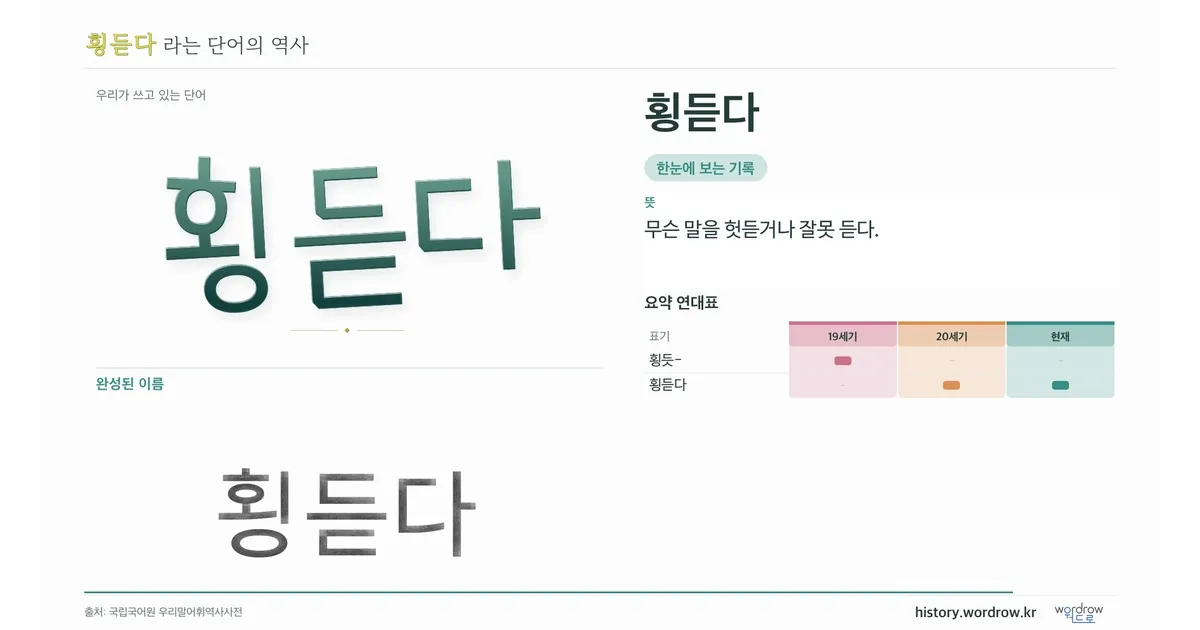 횡듣다 대표 이미지