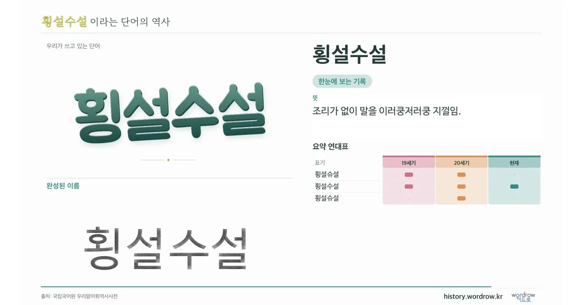 횡설수설 대표 이미지