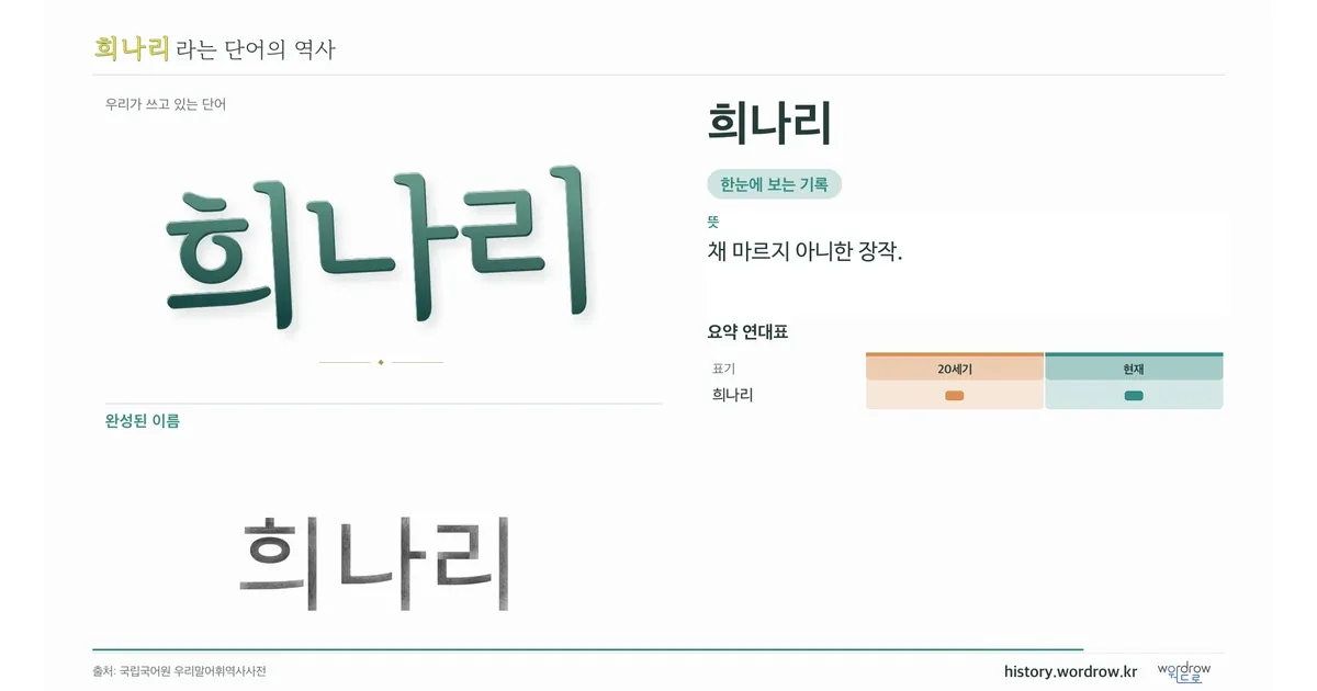 희나리 대표 이미지