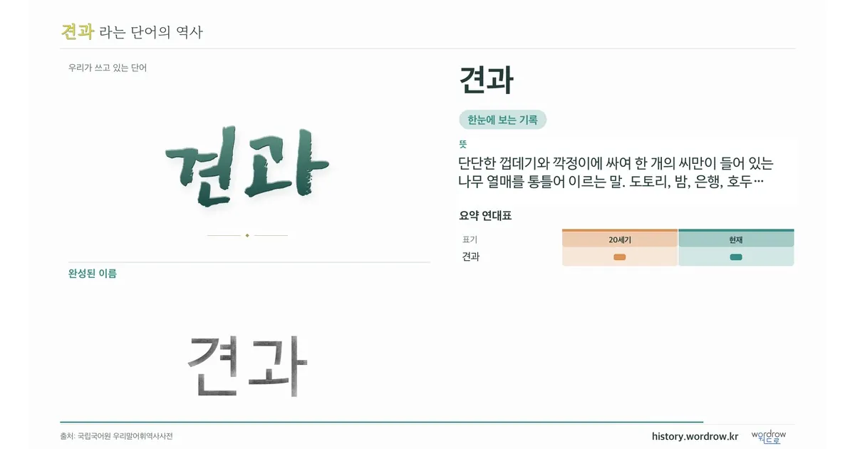 견과 대표 이미지