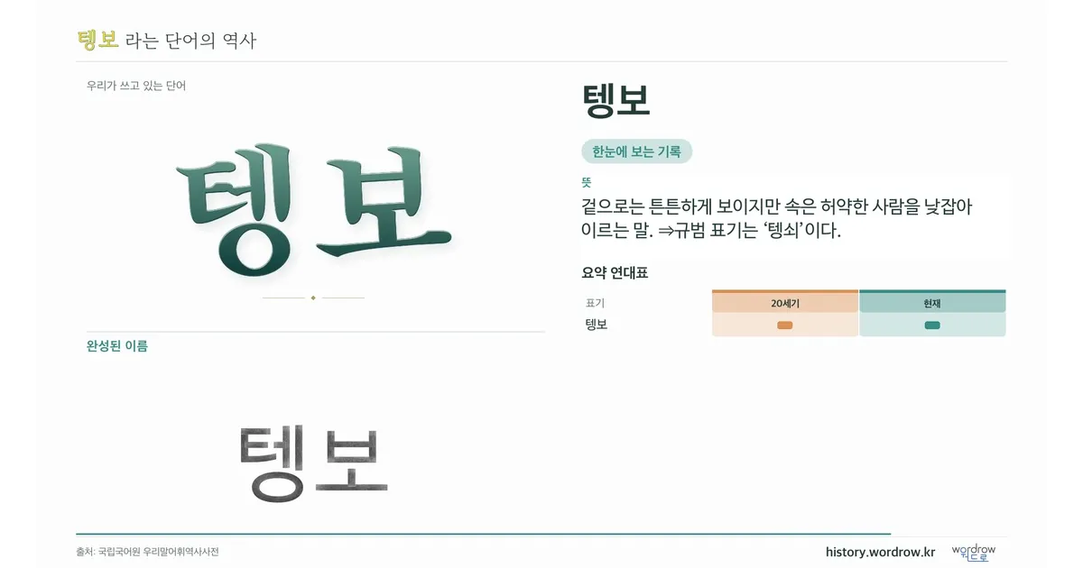 텡보 대표 이미지