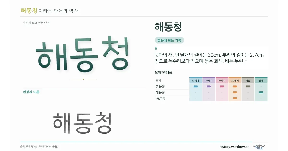 해동청 대표 이미지