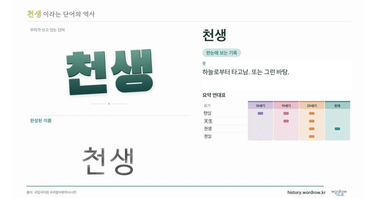 천생 대표 이미지