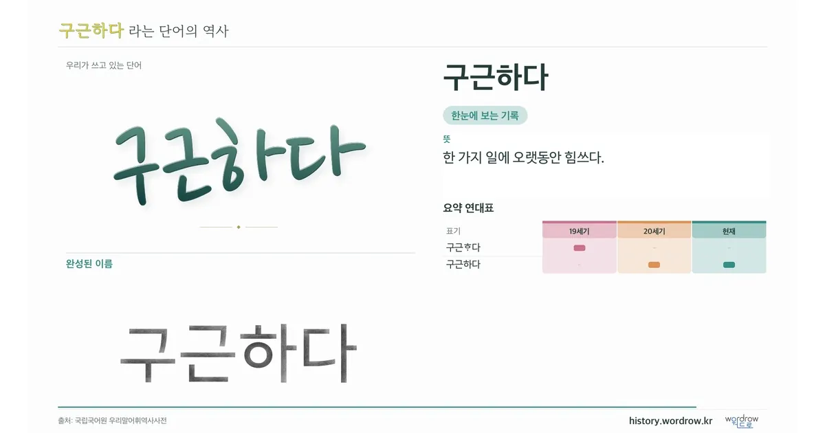 구근하다 대표 이미지