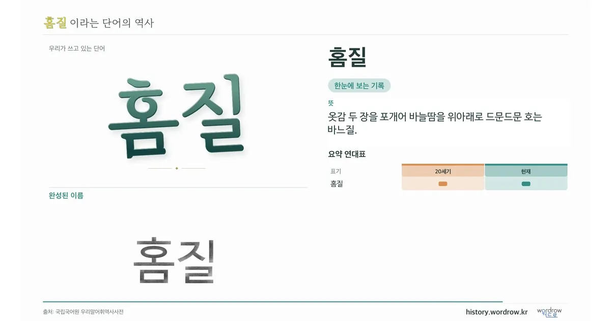 홈질 대표 이미지