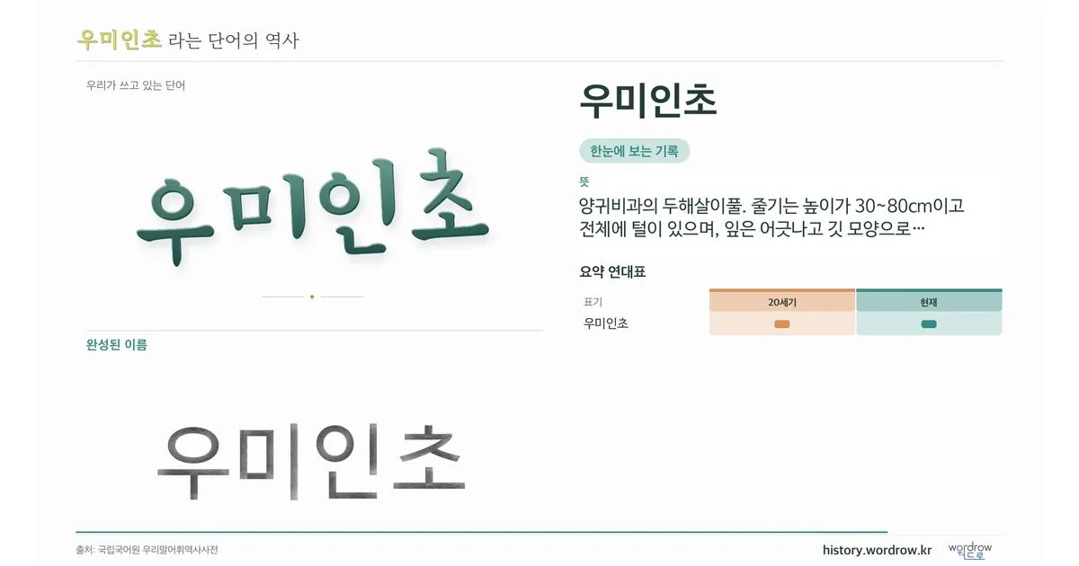 우미인초 대표 이미지