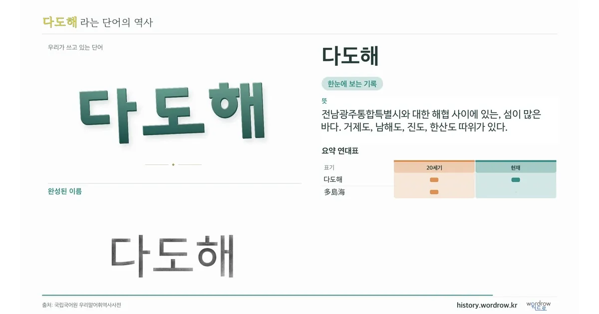 다도해 대표 이미지