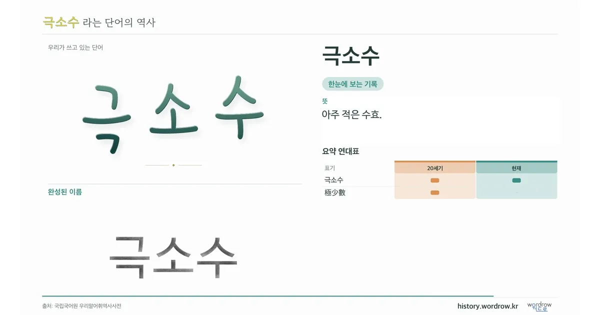 극소수 대표 이미지
