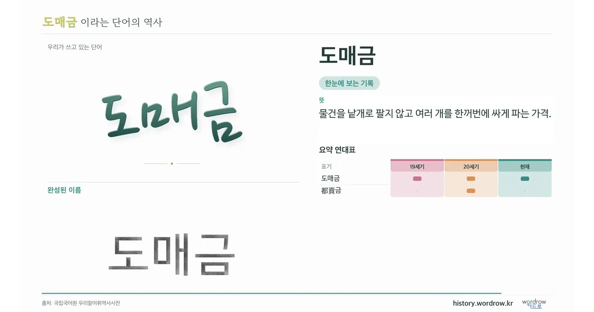 도매금 대표 이미지