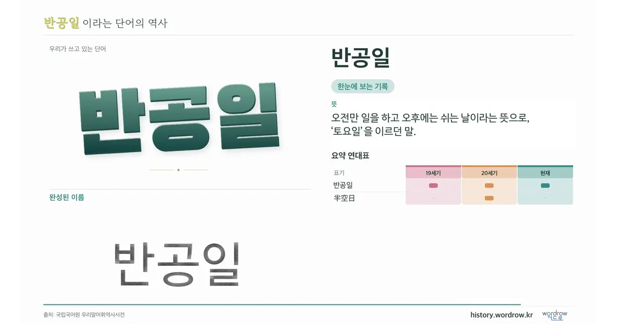 반공일 대표 이미지