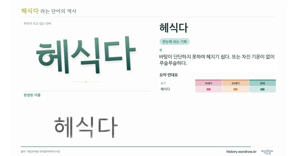 헤식다 대표 이미지