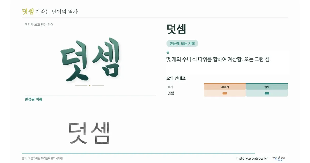 덧셈 대표 이미지