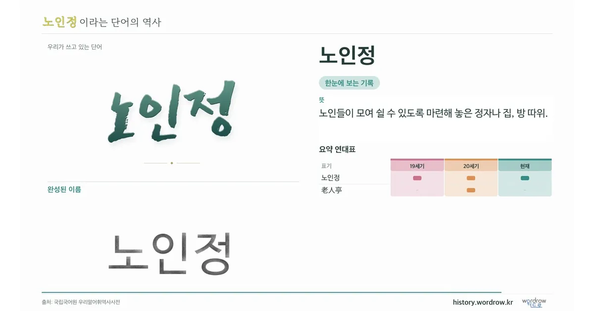 노인정 대표 이미지