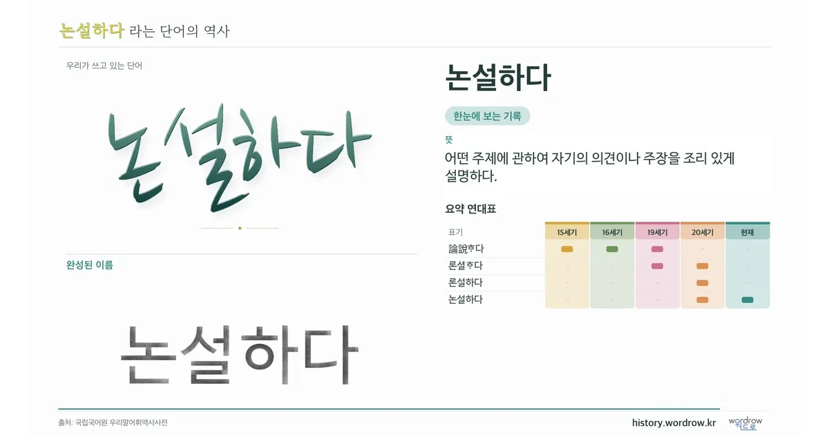 논설하다 대표 이미지